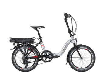 Skladacie elektrobicykel Lovelec Lugo je ideálnym dopravným prostriedkom. E-bicykel je možné jednoducho zložiť a dať do auta. Oceníte predovšetkým nízky nástup, batériu s kapacitou 360 Wh, zadný motor a plnú výbavu (blatníky, stojan, nosič, svetlá, zvonček).